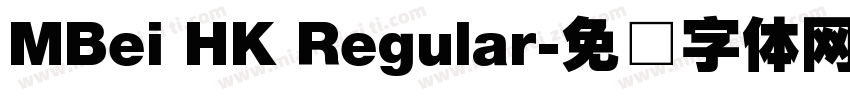 MBei HK Regular字体转换